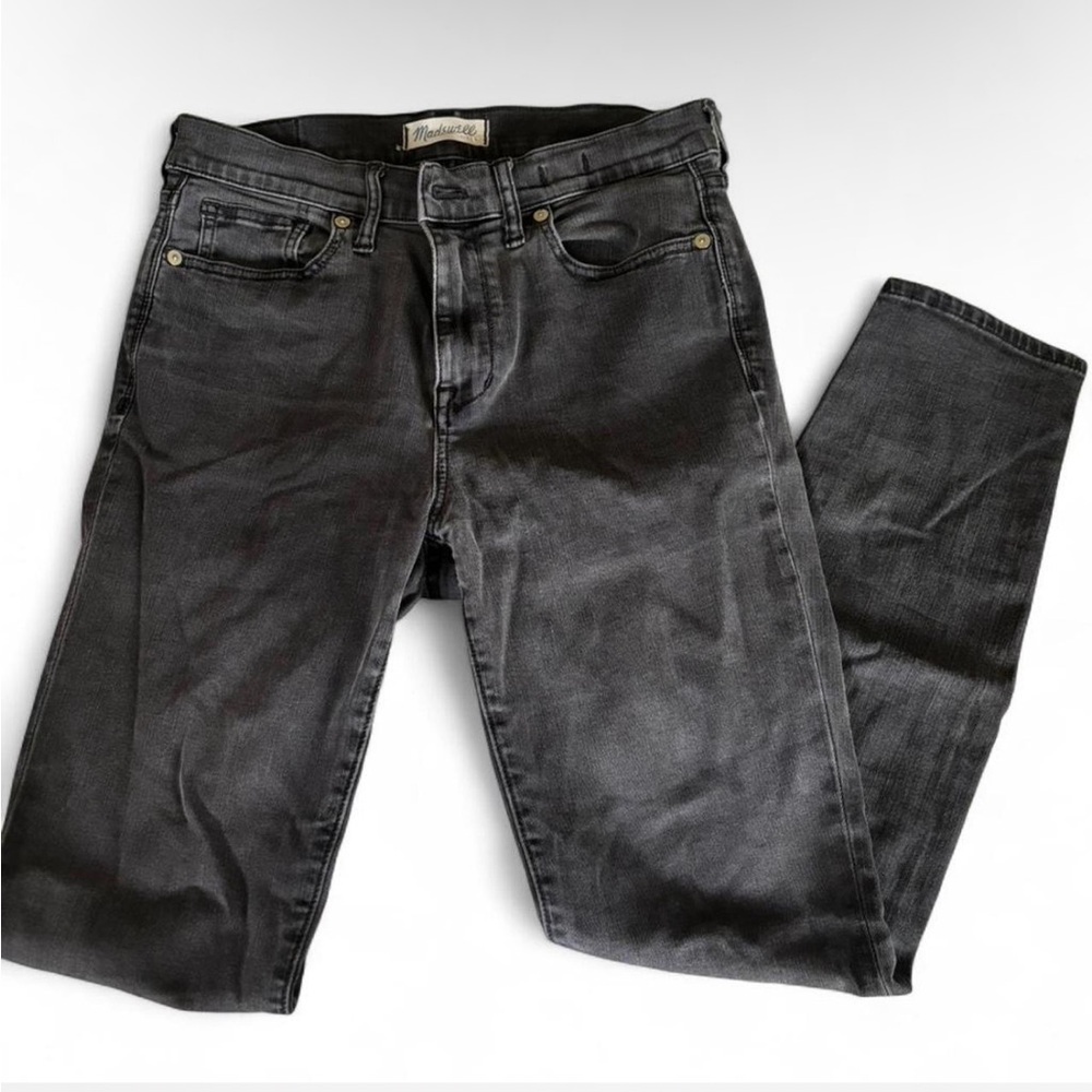 Madewell High Riser Skinny Black Jeans